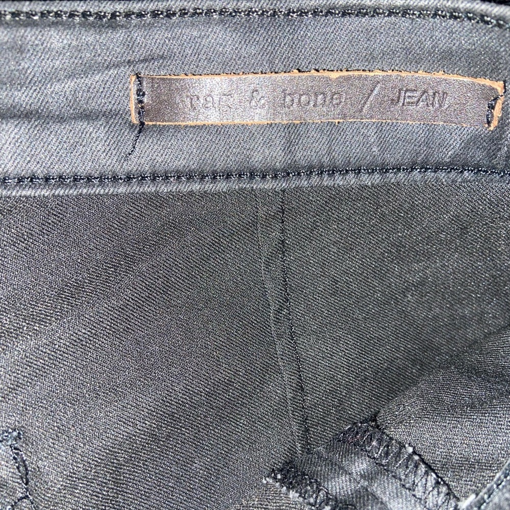 Rag & Bone Black Skinny Jeans - Picture 5 of 8